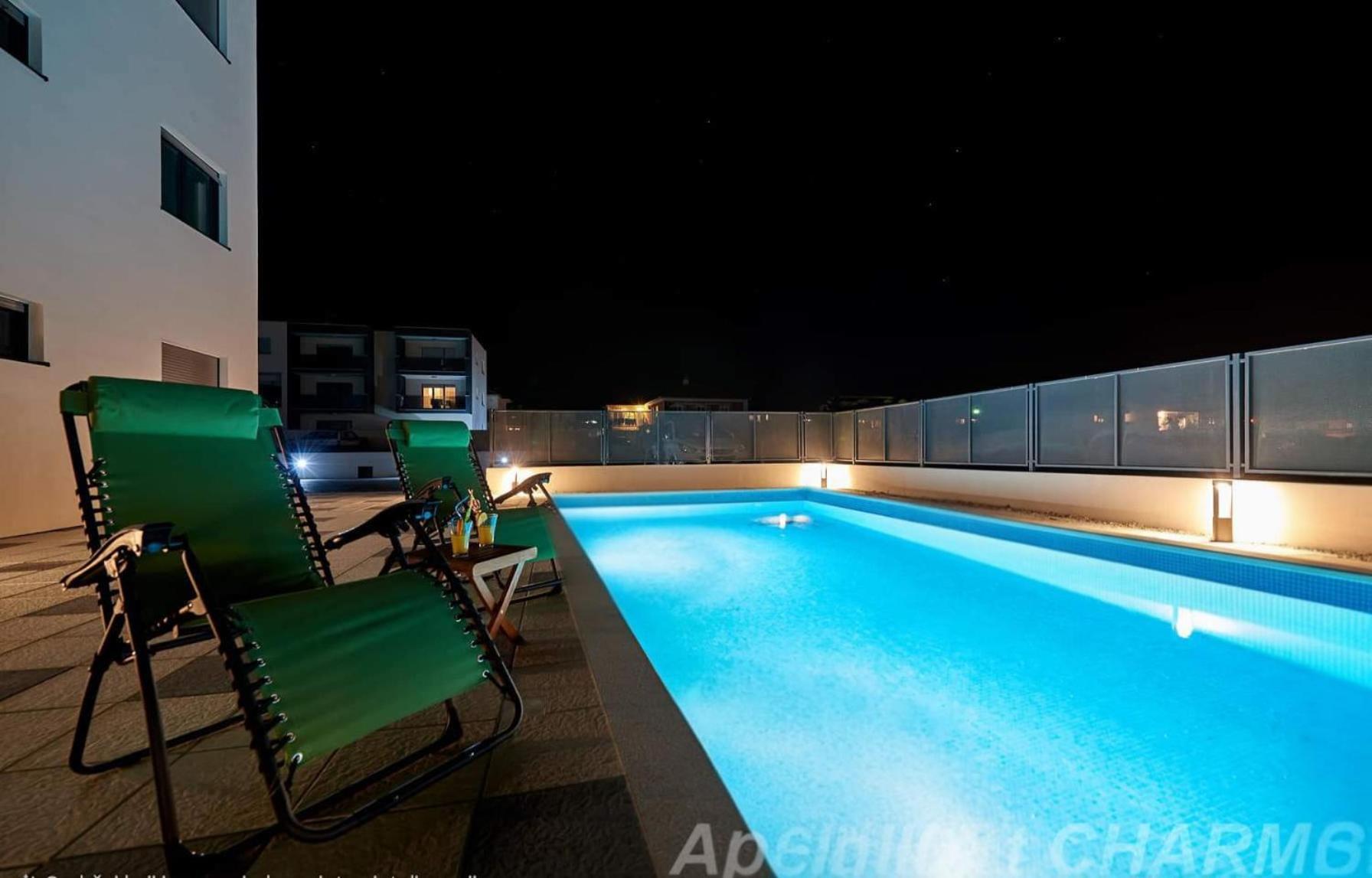 Luxury Apartment Charm With Pool Trogir Luaran gambar